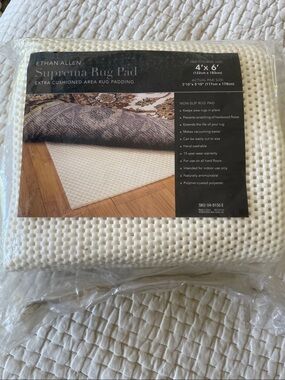 Ethan Allen 4 x 6 Suprema rug pad, extra cushioned